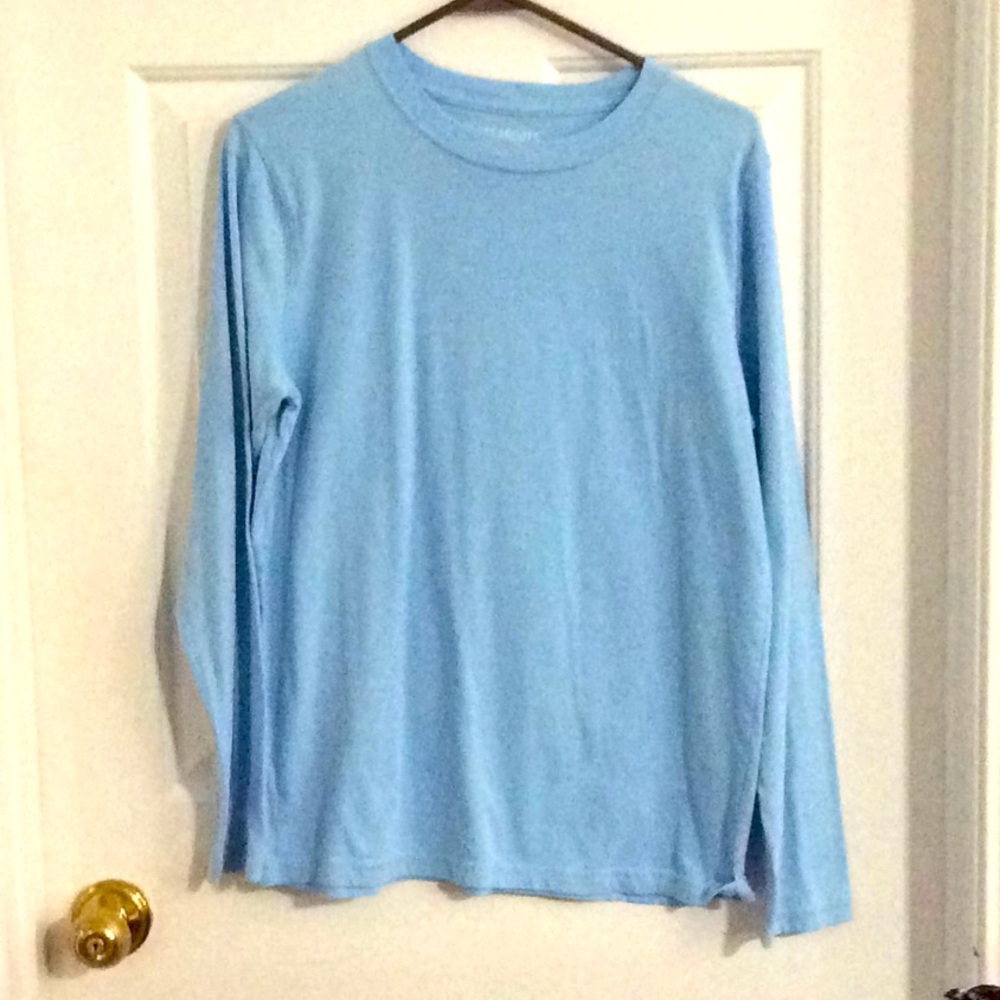 Long-sleeve T-Shirt. Blue
